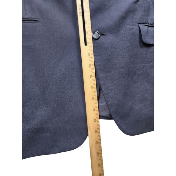 Staten Williams Sport Coat Boardroom Mens 46L Wool Blazer Classic Fit Two Button - Picture 8 of 10